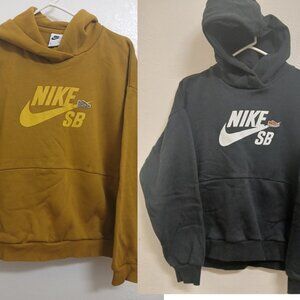 NIKE SB easyon fleece youth hoodies lot 2 XL black beige
